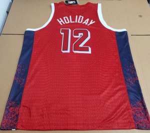 12 Holiday 2024 USA Team jersey red